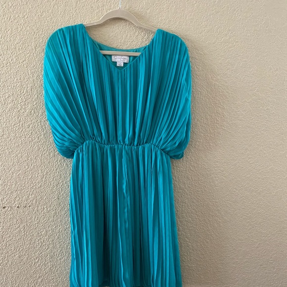 Jessica Simpson short dress  Aqua blue size 6 - Picture 4 of 8